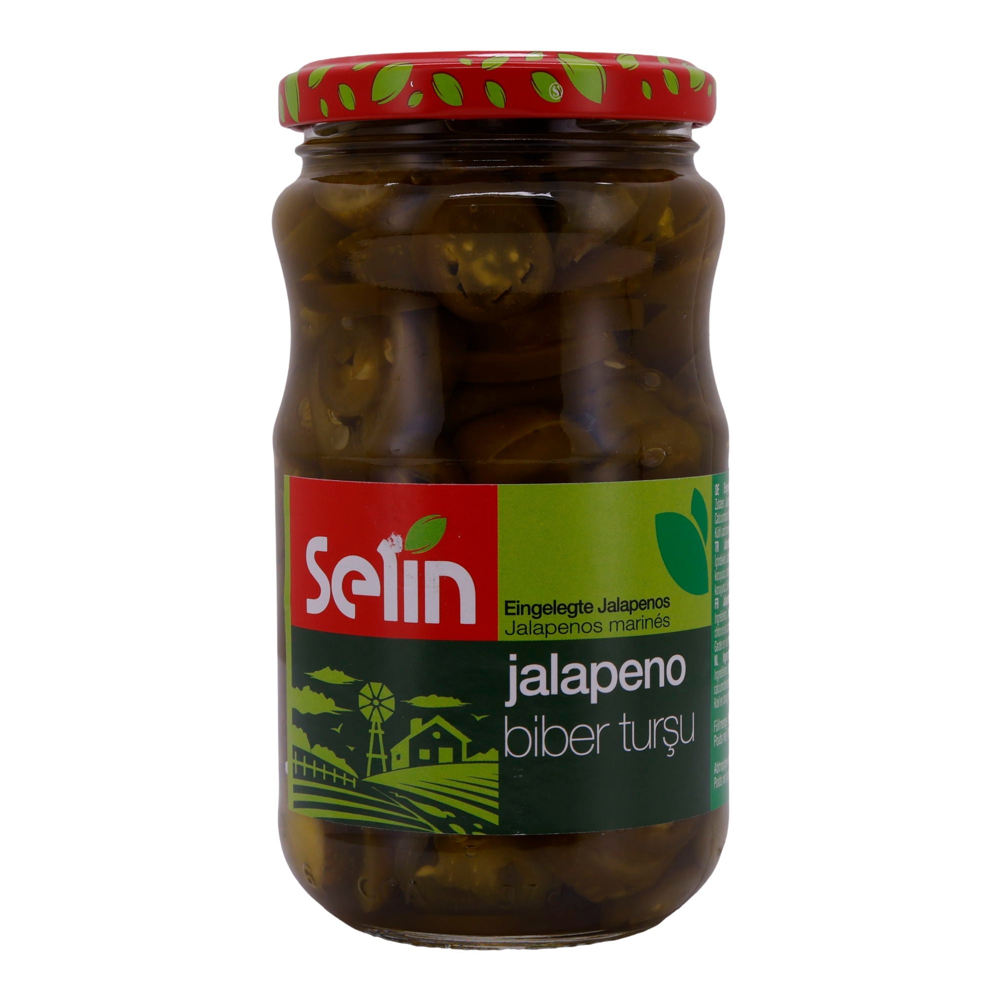 Jalapeños Selin | Gemüse | Jalapeños Marinés, scharf | 330g SELIN
